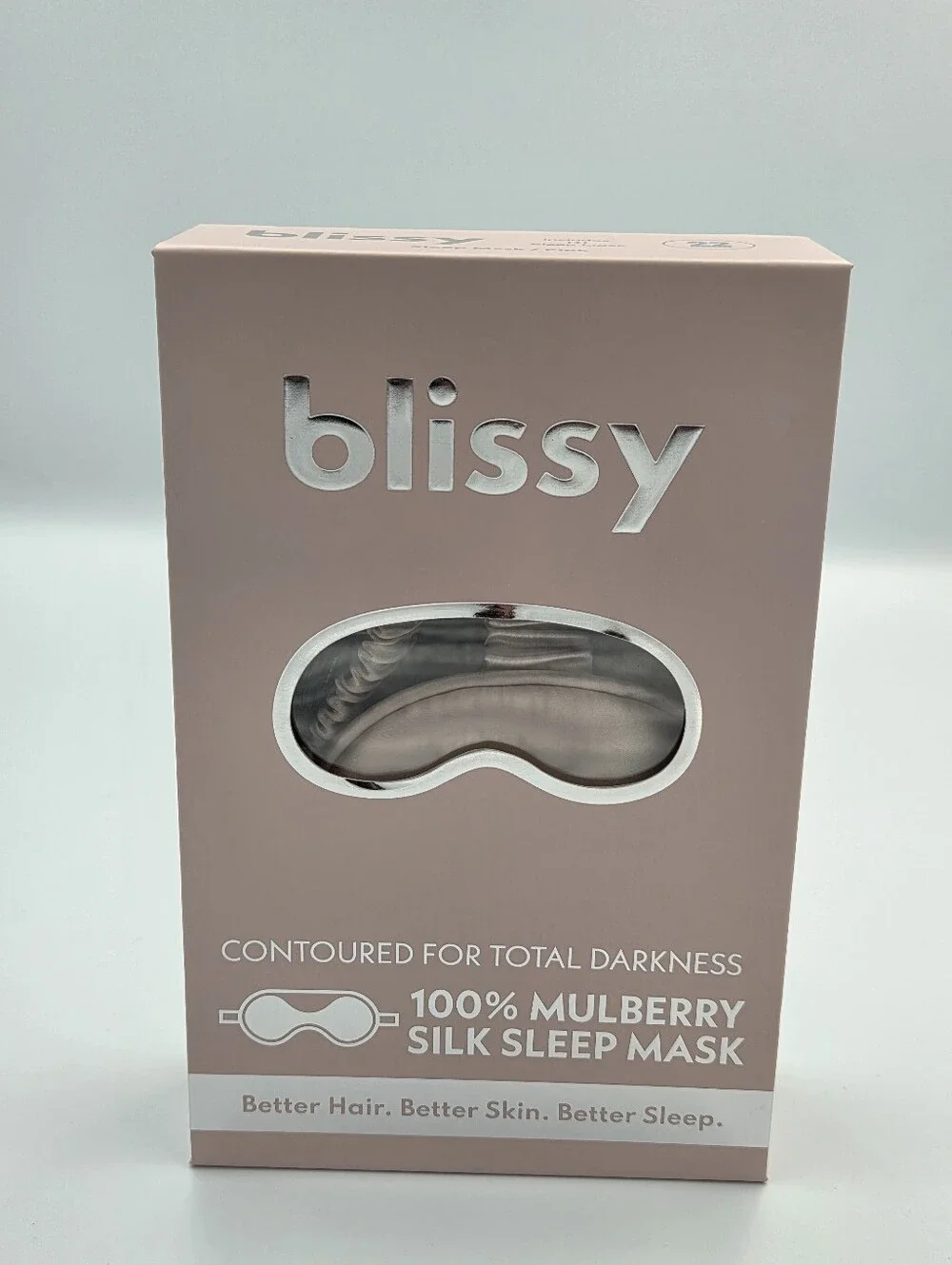 Blissy Mulberry Silk Sleep Mask in Pink NIB